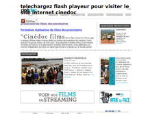 Tablet Screenshot of cinedoc.fr
